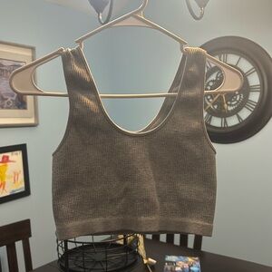 Forever 21 Grey Crop Top